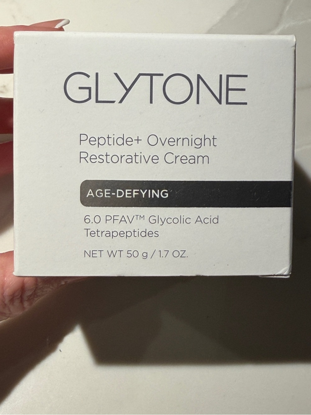 GLYTONE Peptide & Overnight Restorative Cream